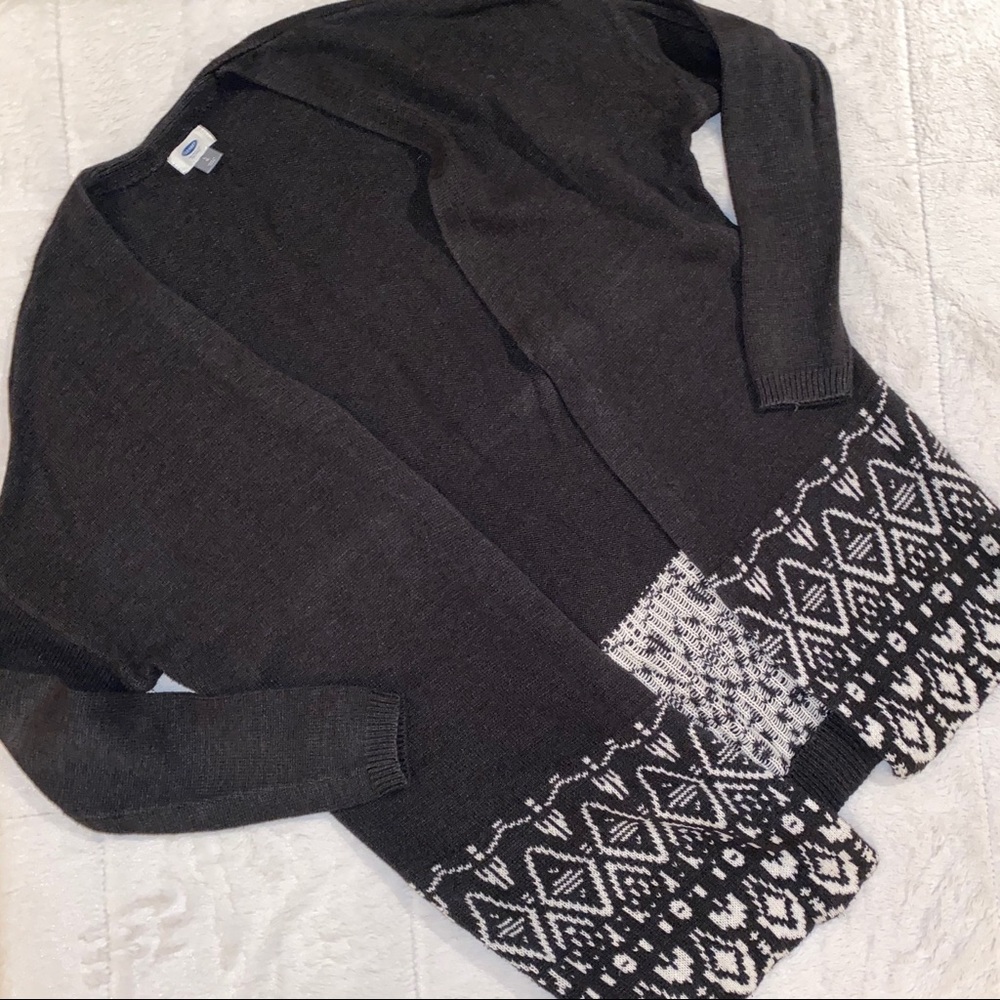 Baggy knitted sweater